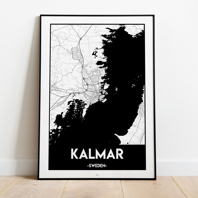 Kalmar Urban Karta Poster