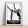 Överkalix Urban Karta Poster