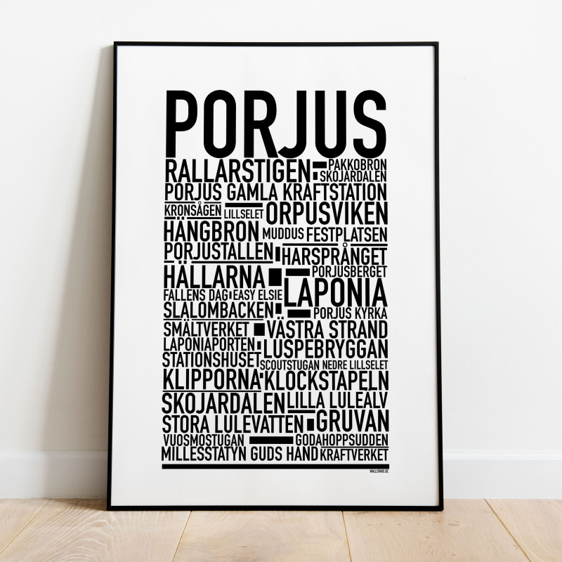 Porjus Poster