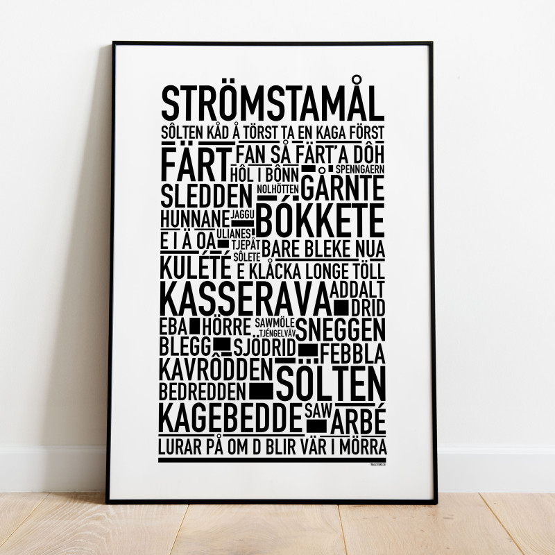 Strömstamål Poster