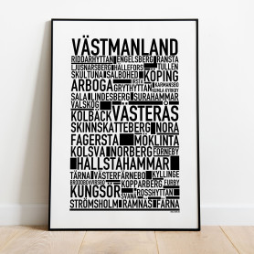 Västmanland Poster