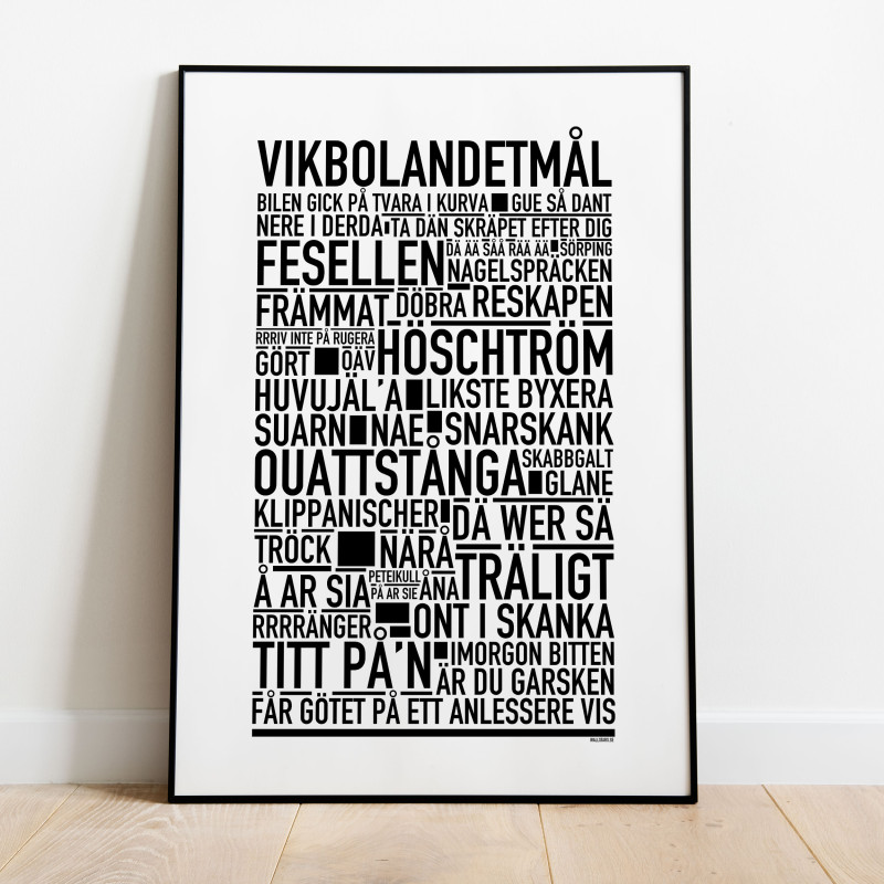 Vikbolandetmål Poster