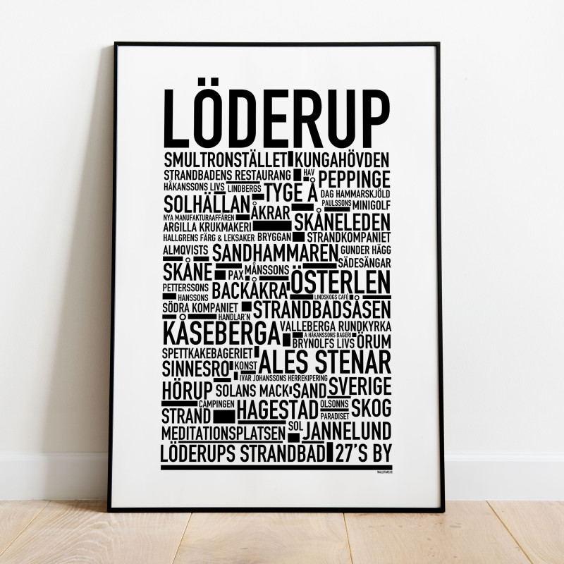 Löderup Poster