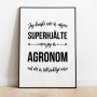 Agronom Hjälte Poster
