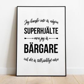 Bärgare Hjälte Poster