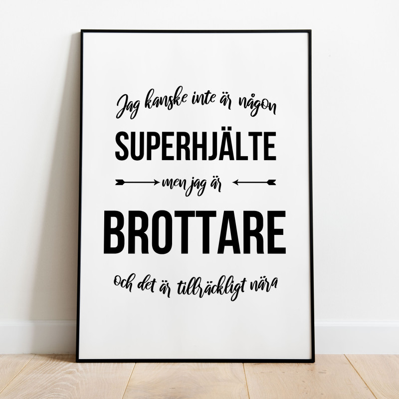 Brottare Hjälte Poster