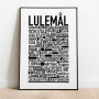 Lulemål Poster