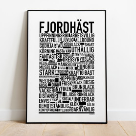 Fjordhäst Poster