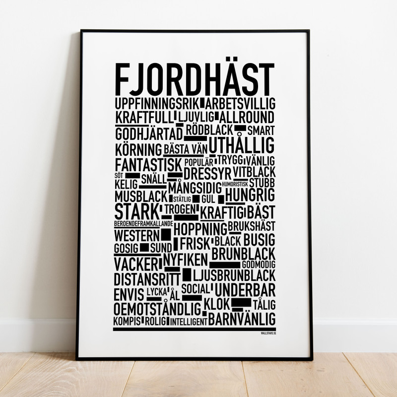 Fjordhäst Poster