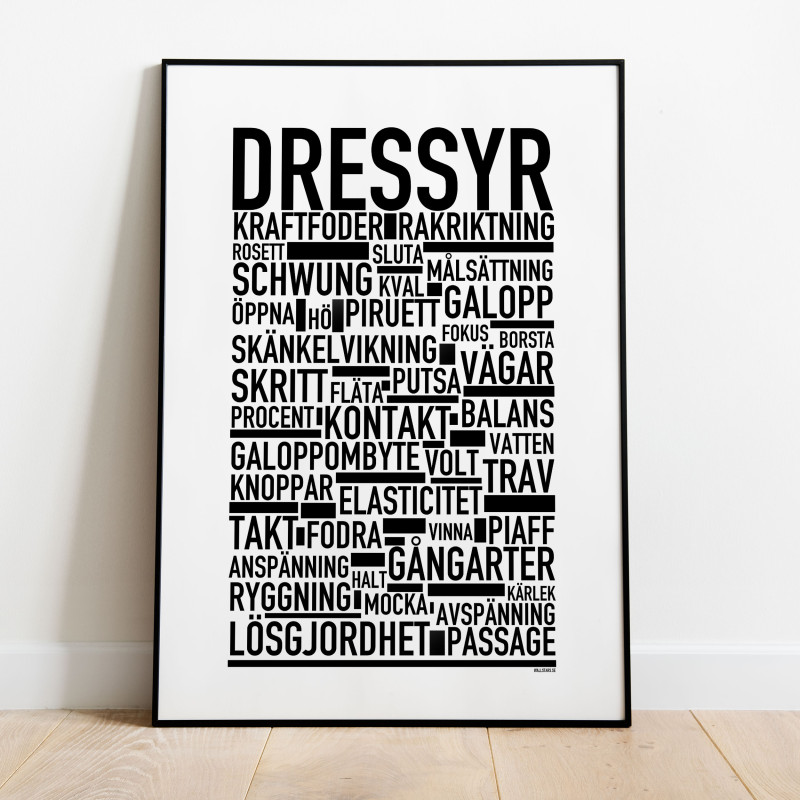 Dressyr Poster