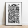 Islandshäst Poster