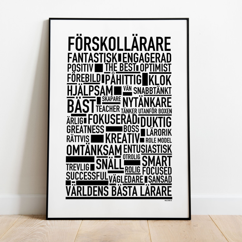 Förskollärare Poster