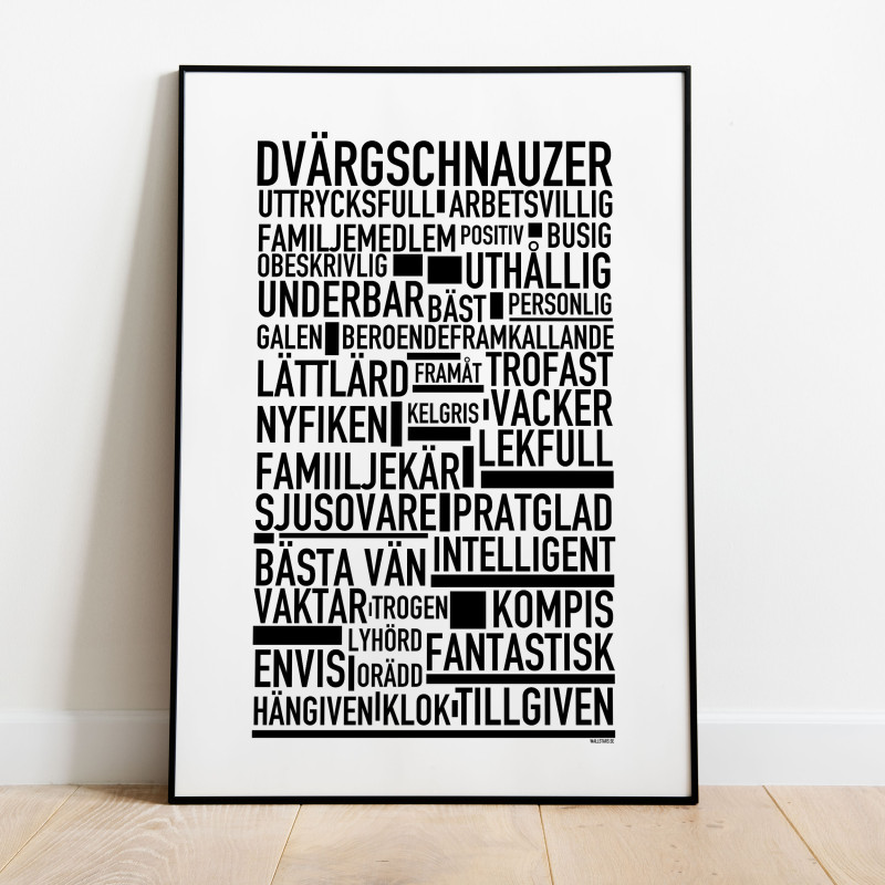 Dvärgschnauzer Poster