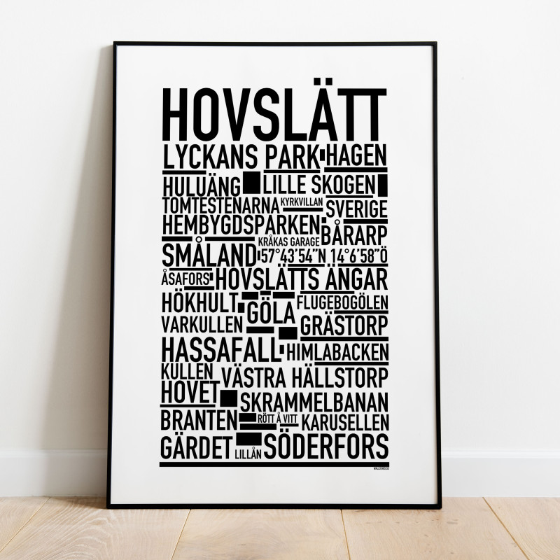 Hovslätt Poster