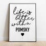 Life Is Better Pomsky