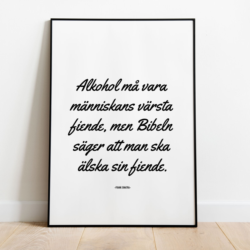 Alkohol citat Sinatra