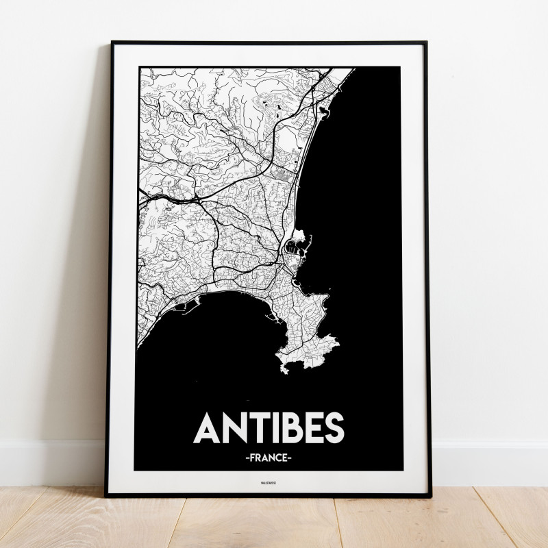 Antibes Urban Karta