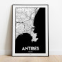 Antibes Urban Karta
