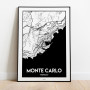 Monte Carlo Monaco Urban Karta
