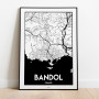 Bandol Urban Karta
