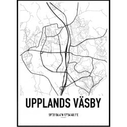 Upplands Väsby Karta