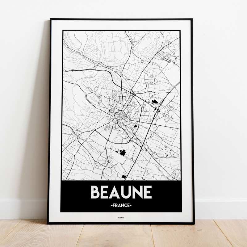 Beaune Urban Karta