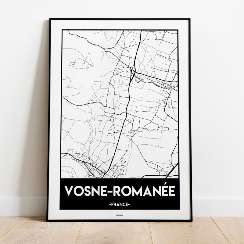 Vosne-Romanée Urban Karta