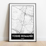 Vosne-Romanée Urban Karta