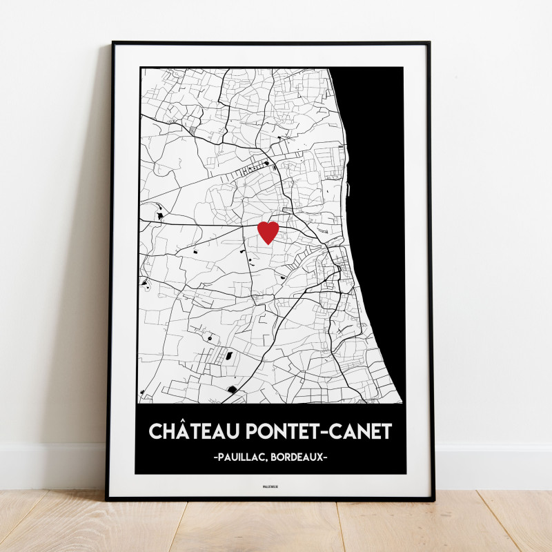 Pontet-Canet Urban Karta