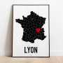 Lyon Heart Poster