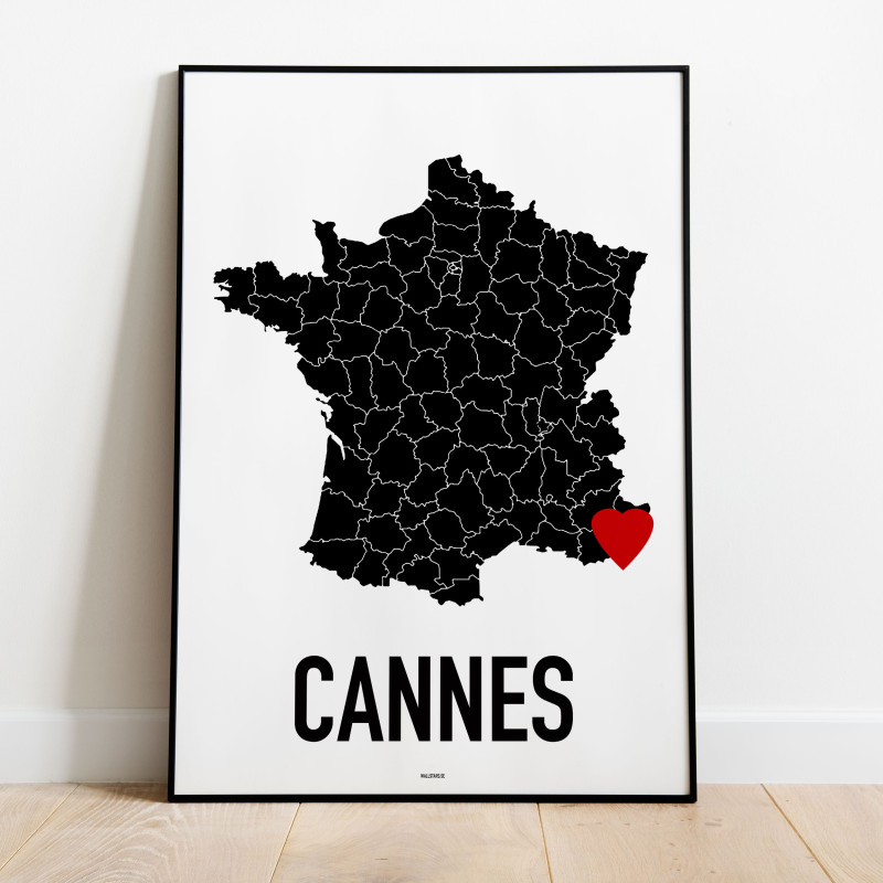 Cannes Heart Poster