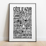 Côte D’Azur Poster