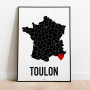 Toulon Heart Poster