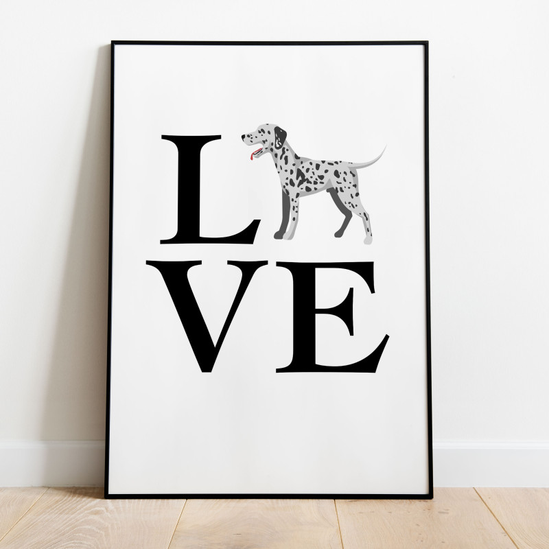 Love Dalmatiner Poster