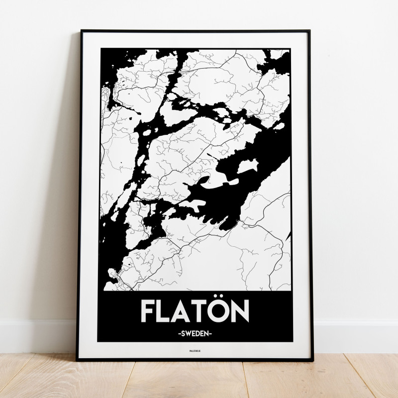 Flatön Urban Karta