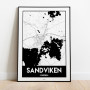 Sandviken Urban Karta