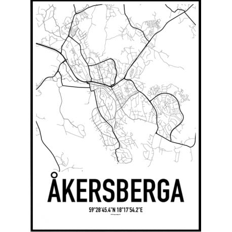 Åkersberga Karta