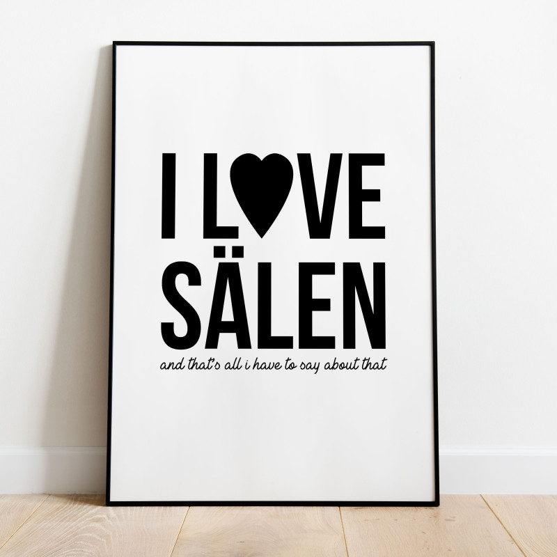I love Sälen Poster