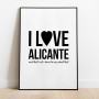 I love Alicante Poster