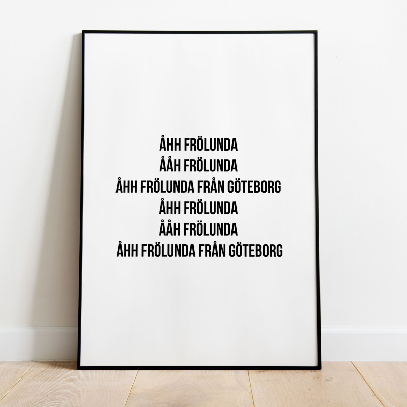 Åhh Frölunda Poster