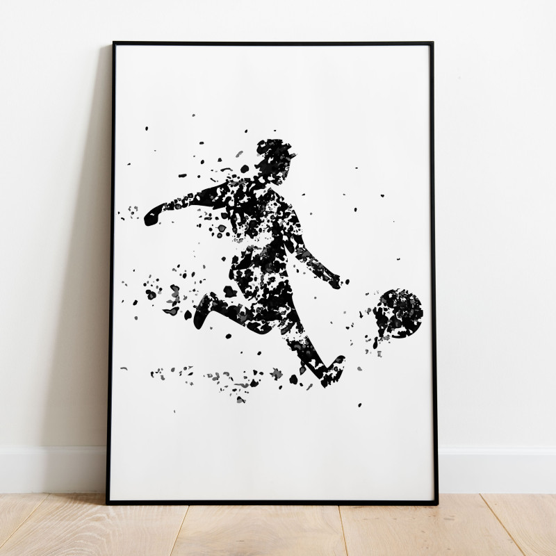 Fotbollsspelare Poster