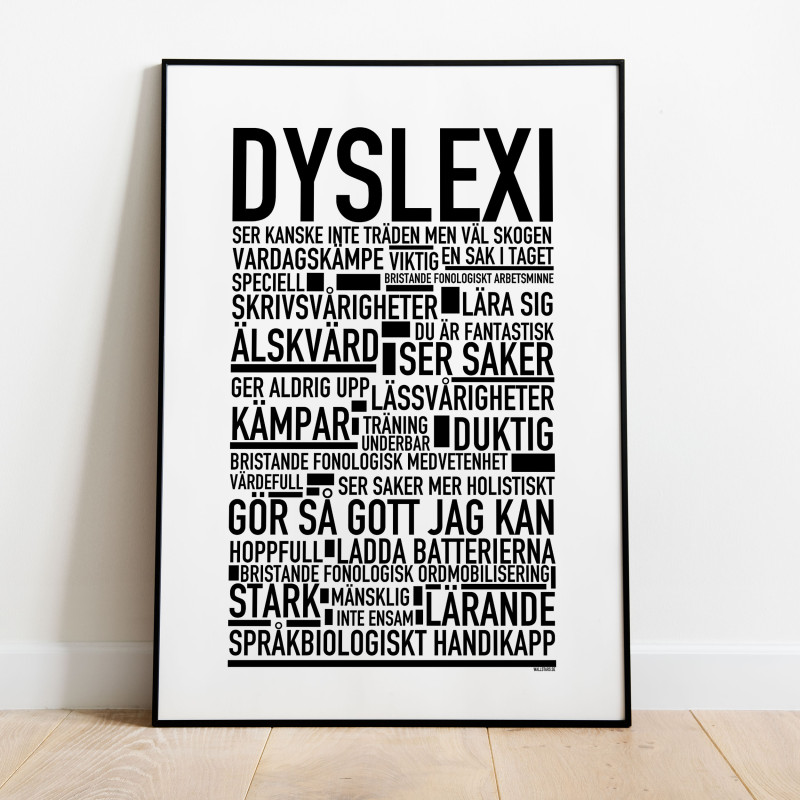 Dyslexi Poster
