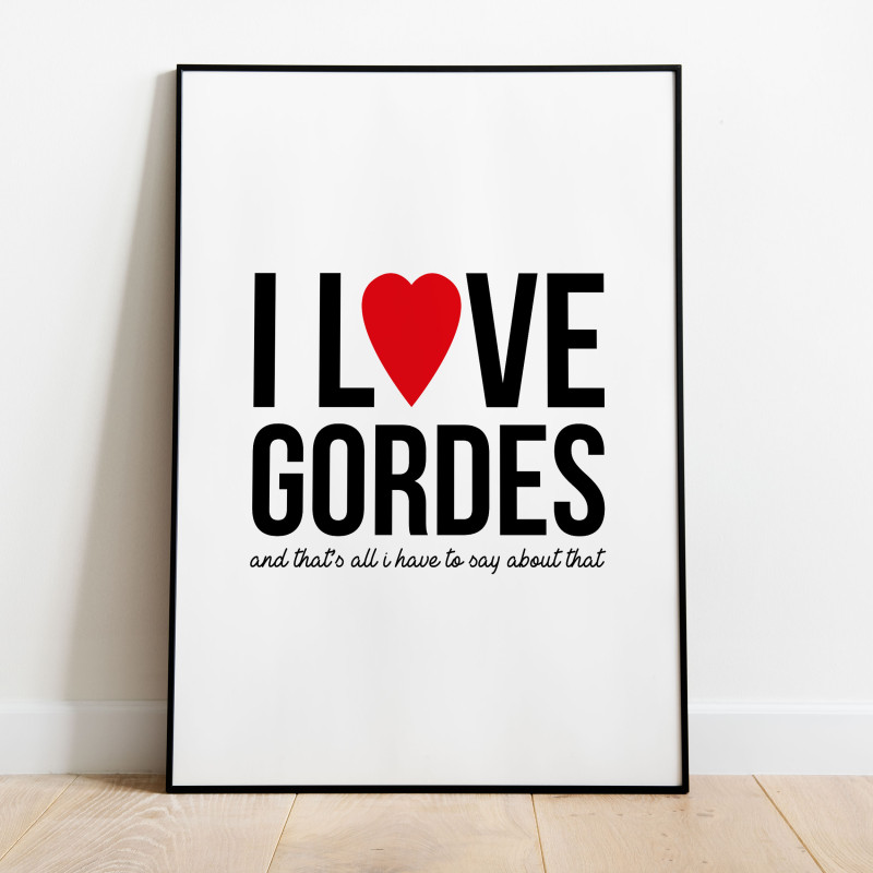 I love Gordes Poster