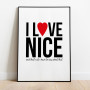 I love Nice Poster