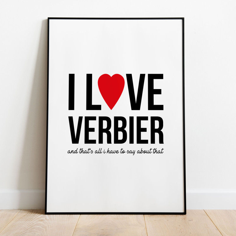 I love Verbier Poster
