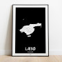 Læsø Läsö Karta