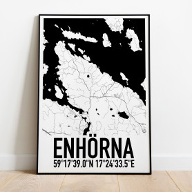 Enhörna Karta