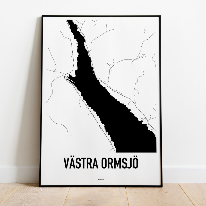 Västra Ormsjö Karta