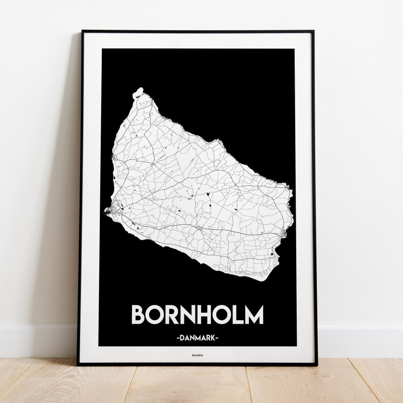 Bornholm Urban Karta