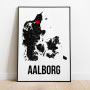Aalborg Heart Poster